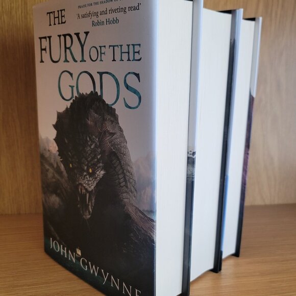 **ALL SIGNED** Bloodsworn Trilogy by John Gwynne, HC, Shadow of the Gods - Picture 3 of 9